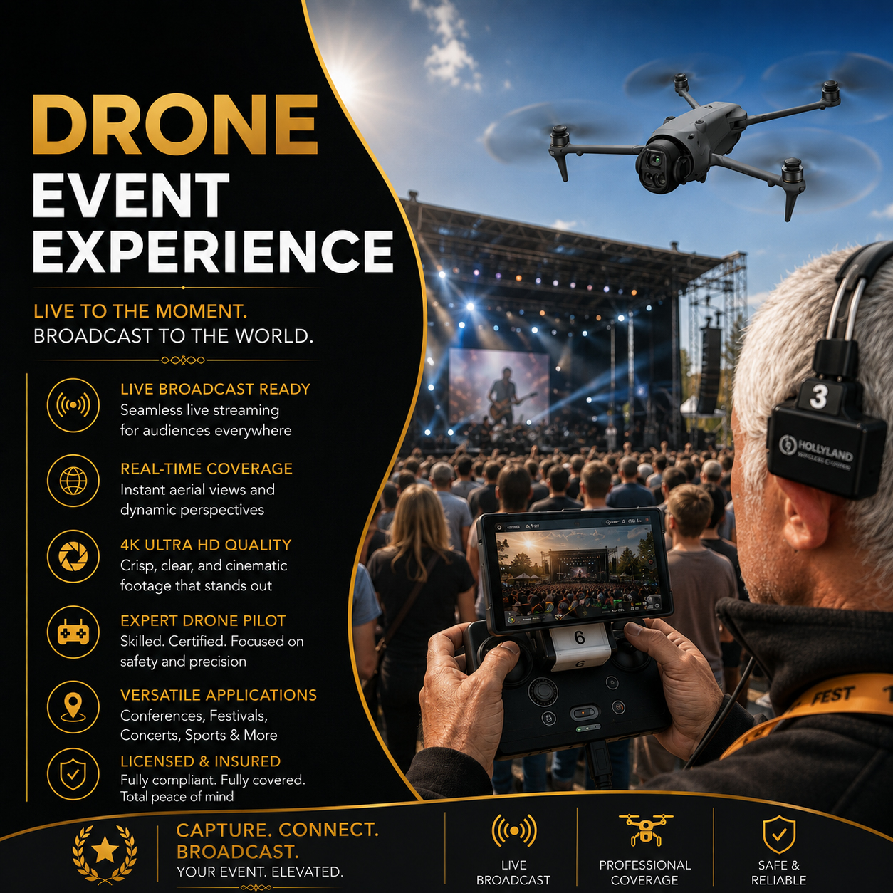 Full-Day Aerial Drone Videography Service